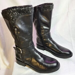 Baretraps Carisse faux sharpa lining cushioned insole rubber soles sz 10M